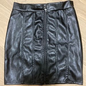 Leather skirt